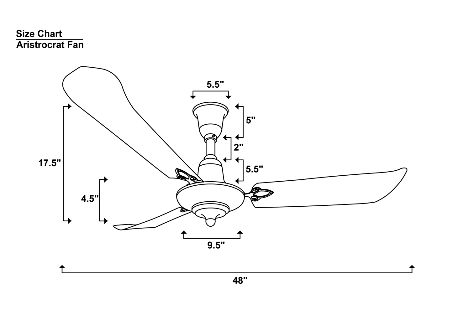 Aristocrat Ceiling Fan By The Fan Studio