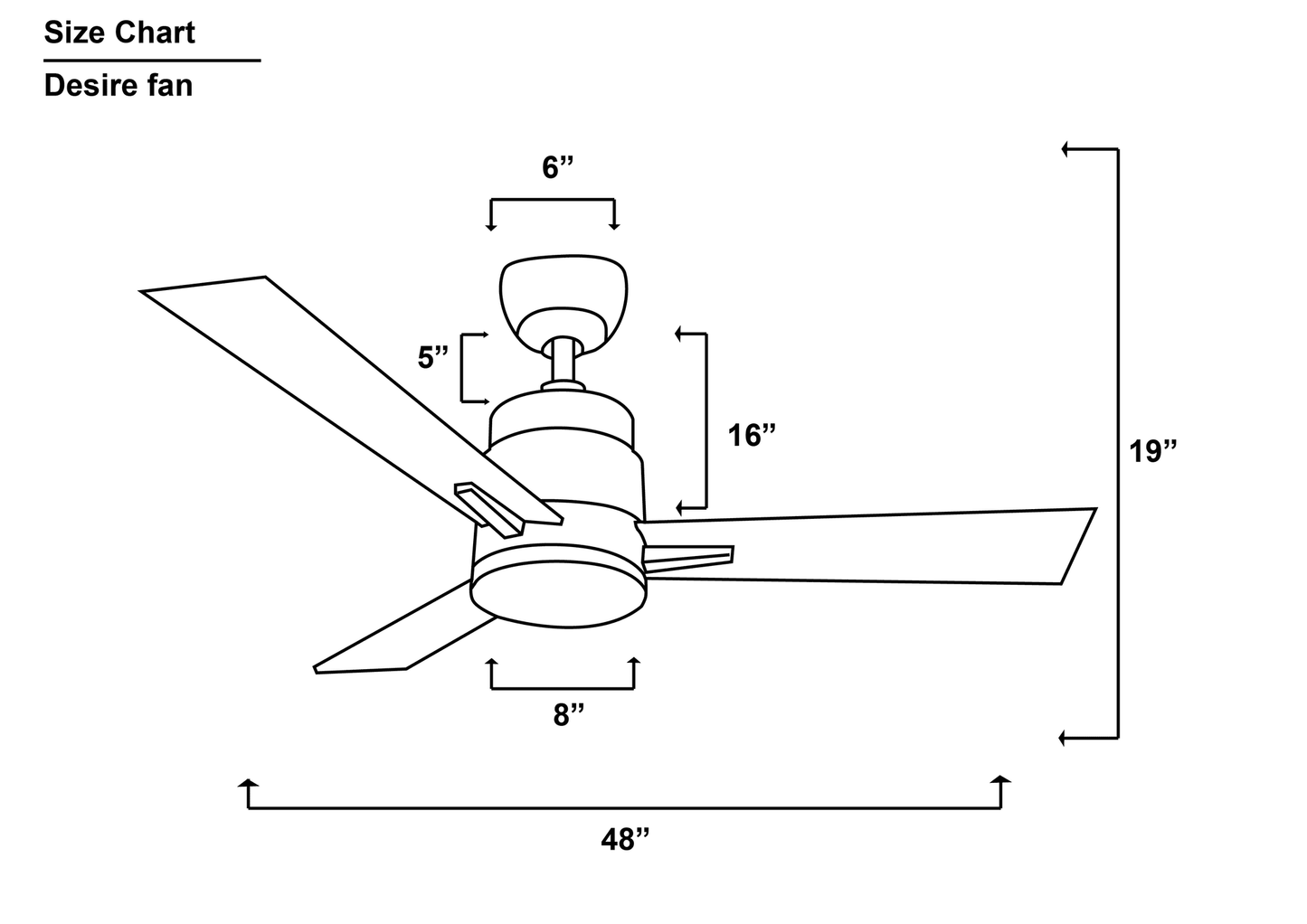 Desire Ceiling Fan From Fan Studio