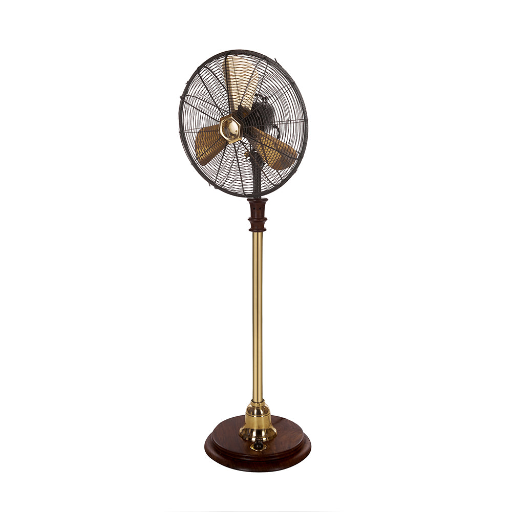 Pedestal Wooden Fan By The Fan Studio