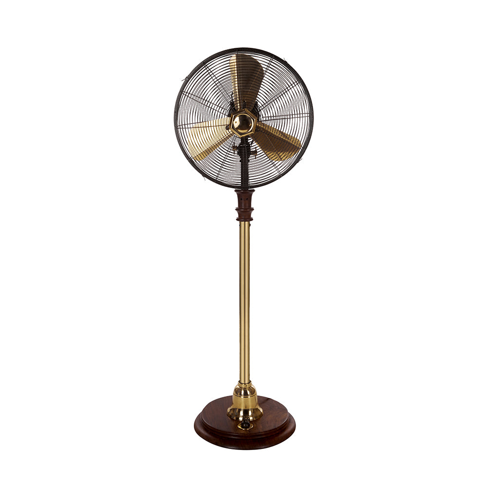 Pedestal Wooden Fan By The Fan Studio