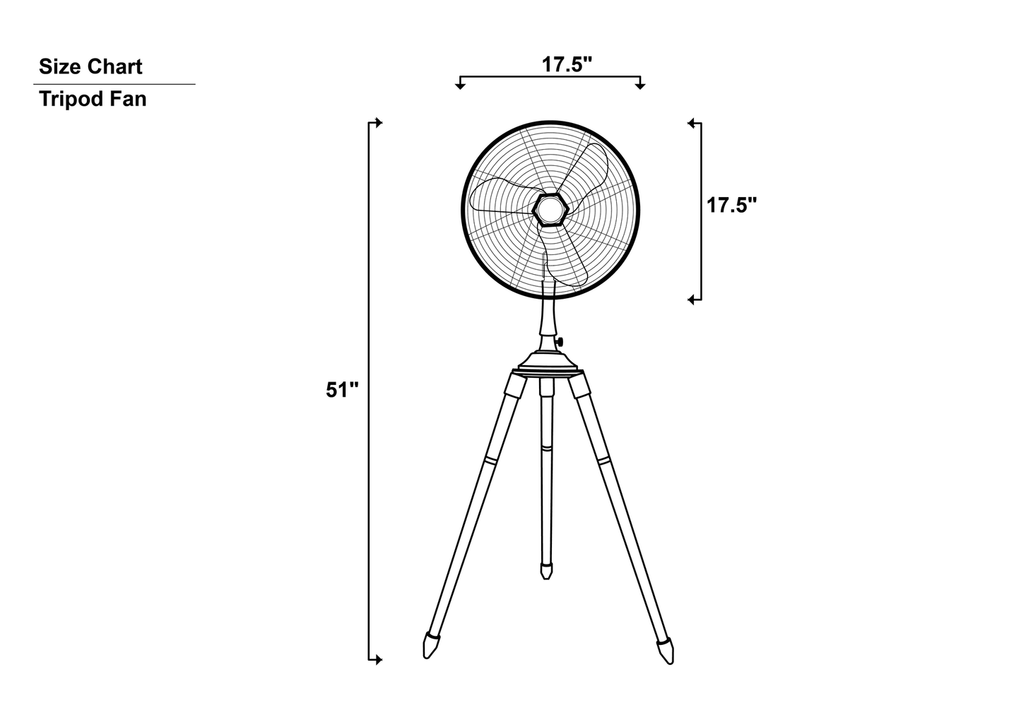 Tripod Pedestal Fan By The Fan Studio