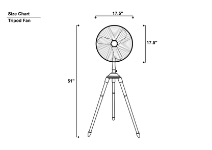 Tripod Pedestal Fan By The Fan Studio