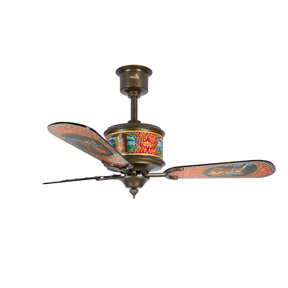 Monarch Handpainted Ceiling Fan From Fan Studio